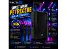 Boxă portabilă profesională cu Bluetooth și 2 microfoane incluse